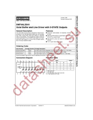 DM74ALS541N datasheet  